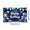 1A, variant on Decorative Design Happy Birthday Banner Star Elements Decorative Background for Birthday Party Kids Celebration Indoor Decoration