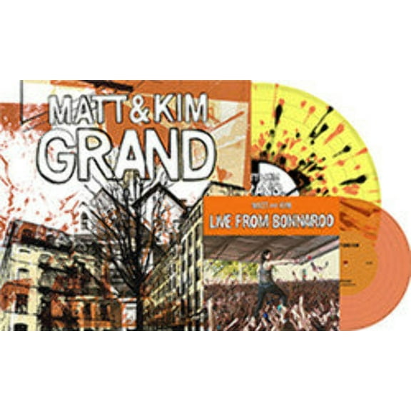 Matt & Kim – Grand LP orange / black splatter w/7"