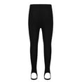 thumbnail image 2 of YONGHS Kids Girls Ballet Dance Gymnastics Yoga Tights Stirrup Pantyhose Stockings Leggings Pants Black 4-5, 2 of 6