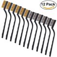 thumbnail image 1 of Lefu 12x Wire Brush Mini Small Steel Copper DIY Paint Rust Remover Removal Metal(12pcs/set), 1 of 9