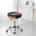 thumbnail image 7 of Gukieu Starry Sky Flying Tiger Print Round Chair Cover, Dust-proof and Non-slip Bar Chair Protective Cover, Suitable for Bars, Restaurants, Offices-13 inch, 7 of 7