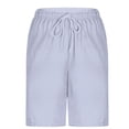 thumbnail image 5 of UVEASISHA Mens Bathing Suit Swim Trunks 2 in 1 Quick Dry Liner Board Shorts Drawstring Elastic Waist Beach Shorts Lightweight Swimwear Short Pants with Pockets Light Blue XXL, 5 of 7
