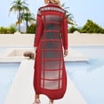thumbnail image 2 of London Red Phone Booth Box Long Sleeved Shirt Dress dresses women summer luxury woman evening dress, 2 of 6