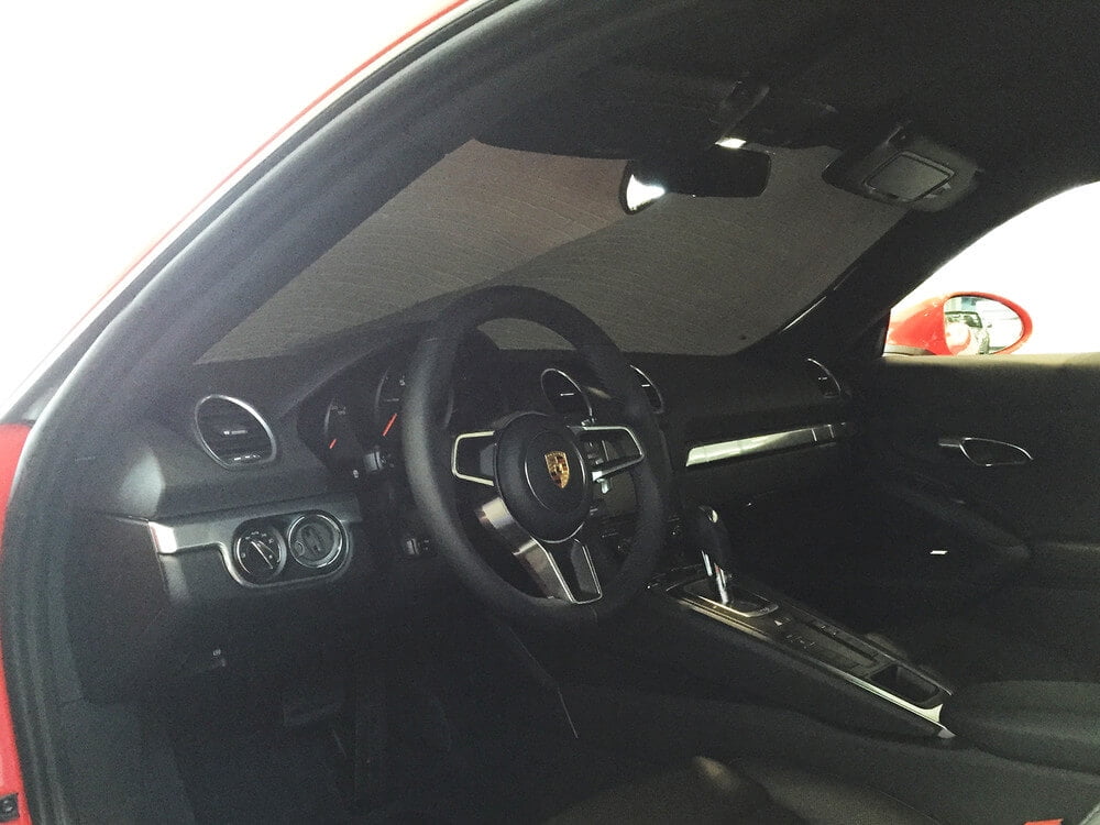 HeatShield, The Original Windshield Sun Shade, CustomFit for Porsche