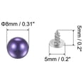 thumbnail image 2 of REGALWOVEN Pearl Rivet Studs Kit Rivets Pearls Buttons DIY Vase Fillers Wedding Decoration Blue Purple, 2 of 6