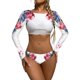 thumbnail image 1 of Conjunto De Bikinis 2pcs/set Bikinis Set Simple Impreso Sexy Bikini Set Beach Outfits (Púrpura L) Cgtredaw Para estrenar, 1 of 1