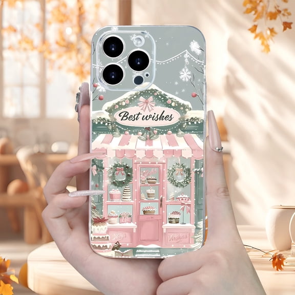 Creative and beautiful winter Christmas pattern personalized trend phone case for iPhone 17 to 11 Pro Max Plus