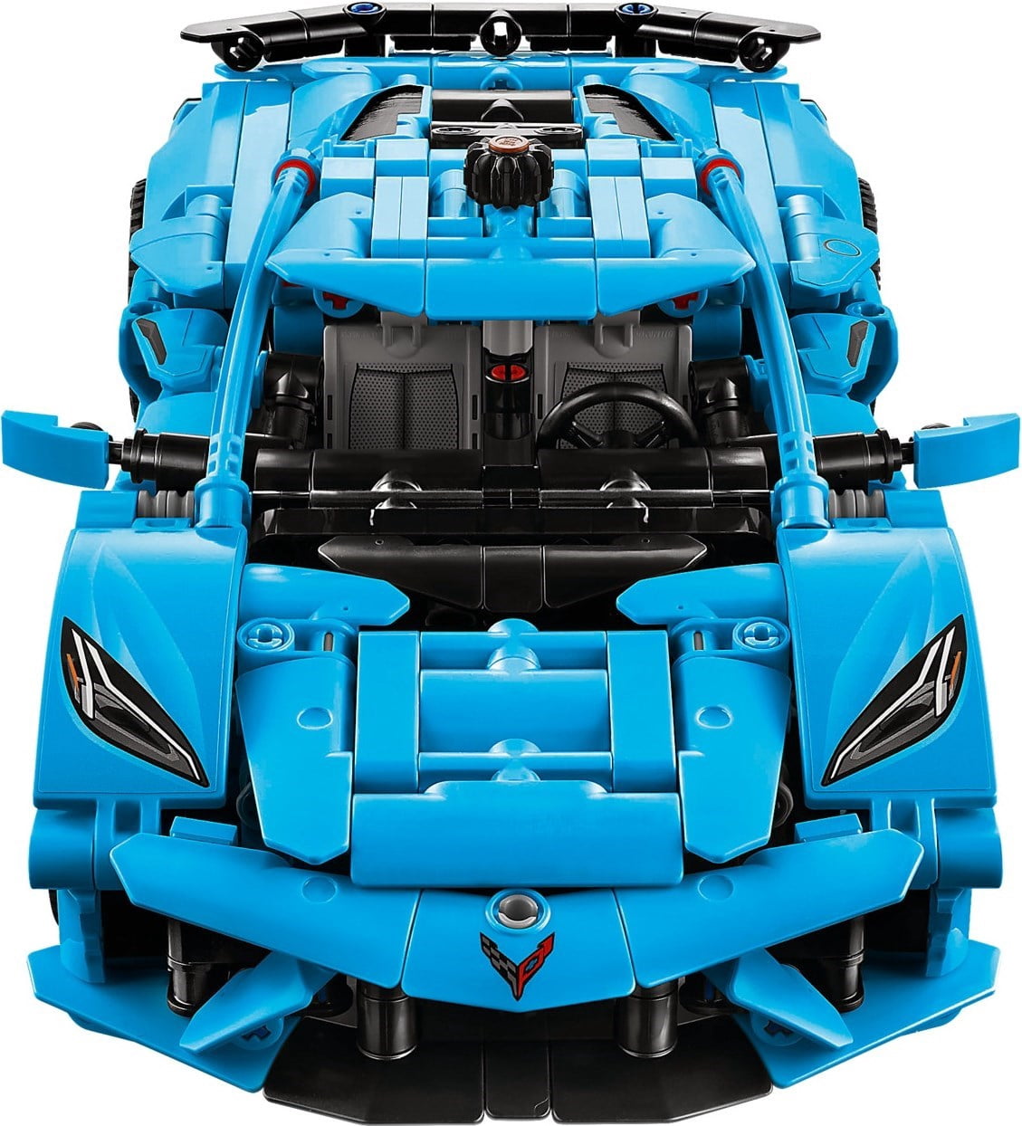 LEGO Technic Chevrolet Corvette Stingray Blue 42217 Building Set, Sports Car Model, Collectible Car Display for Ages 9+