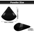 thumbnail image 2 of 2Pcs Powder Puff Triangle Makeup Puff Soft Cosmetic Sponge Reusable Makeup Powder Sponges with Strap for Loose Powder Foundation Eyes Corners Wet Dry Makeup (Black&Pink), 2 of 5