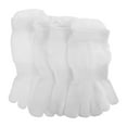 thumbnail image 6 of Masteelf 2 Pairs Women Men Ankle Toe Socks Cotton Warm Toe Separator Socks Barefoot Casual Socks for Athletic Running White, 6 of 8