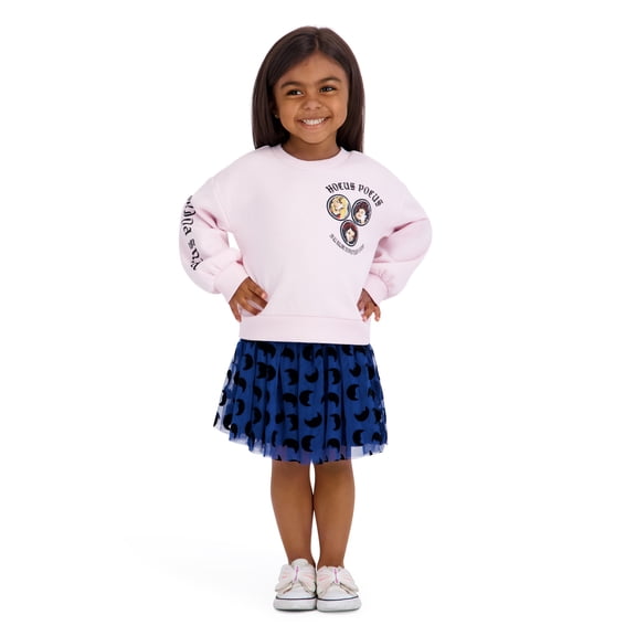 Hocus Pocus Toddler Girls 3 Piece Tutu Skirt Set, Sizes 12M-5T