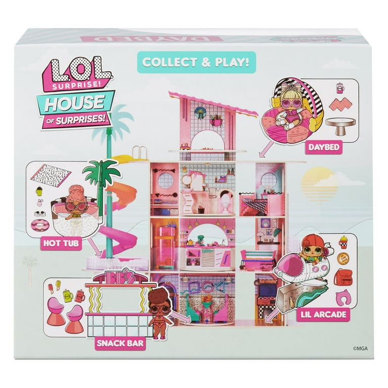 LOL Surprise OMG House of Surprises Daybed Playset With Suite Princess  Collectible Doll and 8 Surprises – Great Gift for Kids Ages 4+