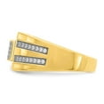 thumbnail image 3 of Auriga Fine Jewelry 10K Yellow Gold Men's CZ Signet Ring Size 10.5, 3 of 6