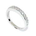 thumbnail image 2 of Bague Pavée de Diamants 3/8 Ct en Or Blanc 14 K, 2 of 2