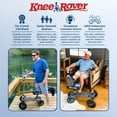 thumbnail image 5 of KneeRover Hybrid All Terrain Fusion Knee Scooter with 4-Wheel Steering - Heavy Duty, Platinum Gray, 5 of 6