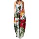 thumbnail image 1 of Vestido largo de camisola con bolsillo para mujer con cuello en V y estampado sin mangas a la moda para mujer sexy Pompotops ghjkhdj7389, 1 of 5