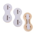 thumbnail image 1 of 3pcs Plastic Fusion Plug Surfboard Fusion Fin Tri Base White 2x9+1x0deg, 1 of 8