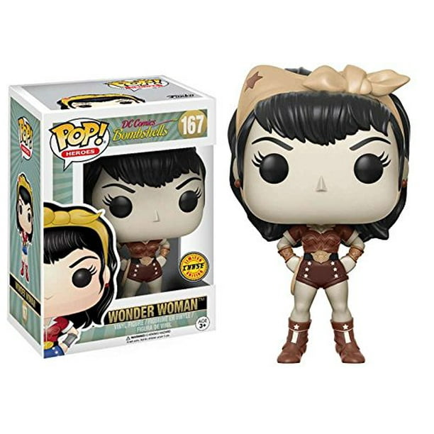 Wonder Woman (Chase Edition): Funko POP! Heroes x DC Bombshells Vinyl Figure - Walmart.com