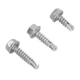 thumbnail image 4 of Tornillos De Cabeza De Arandela Hexagonal, 150 Piezas Tornillo Autorroscante Multifuncional Acero Inoxidable 304 De Alta Resistencia Para Reparación Mecánica ANGGREK Otros, 4 of 8