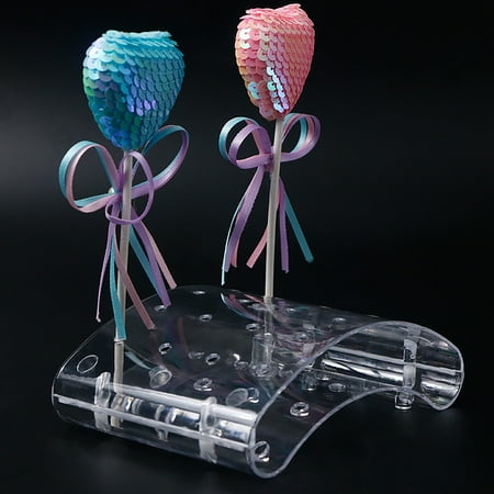 

GROFRY Candy Stand Transparent Freestanding Arc-shaped Heavy Duty Birthday Party Lollipop Display Stand Bakeware Supplies