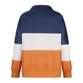 thumbnail image 4 of Puntoco - Sudadera de manga larga con cremallera y cuello alto suelto para mujer Puntoco Puntoco-3753, 4 of 4