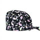 thumbnail image 1 of Gorro quirúrgico de algodón puro, gorro esmerilado con estampado de flores de anacardo, gorro de trabajo para mujer con estampado de girasoles, 1 of 4