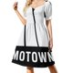 thumbnail image 1 of Motown Records es un sello discográfico estadounidense propiedad de Universal Music Group Vestido de manga corta Vestido estilo coreano Vestido, 1 of 7