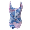 thumbnail image 5 of DPTALR Bikini Femme Imprimé Maillot de Bain une Pièce Ensemble de Plage, 5 of 5