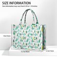 thumbnail image 3 of Large Capacity Tote Bag,Green Christmas Tree Pattern Handbag Fashion Luxury Tote Bag,15.7"x13"x 5.1" Inches,Laptop Compatible, 3 of 6