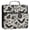 Black Bat Floral, variant on 3 Ring Zipper Binder Cat Pizza Spaces Galaxy with Strap 2 inch 500 Sheet Capacity File Folder Storage Organizer