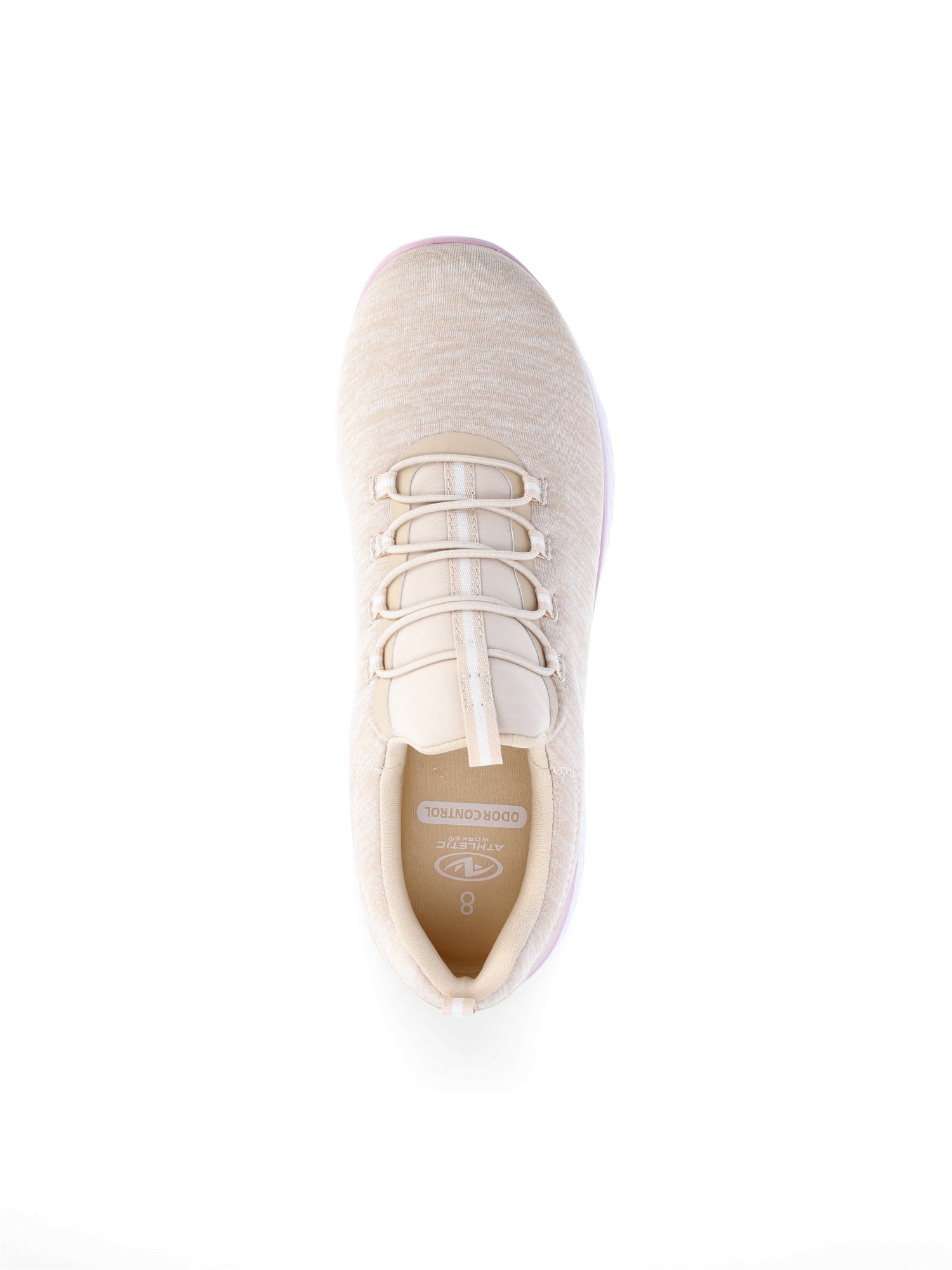 Athletic Works Women's Bungee Slip On Sneakers, Wide Width Available