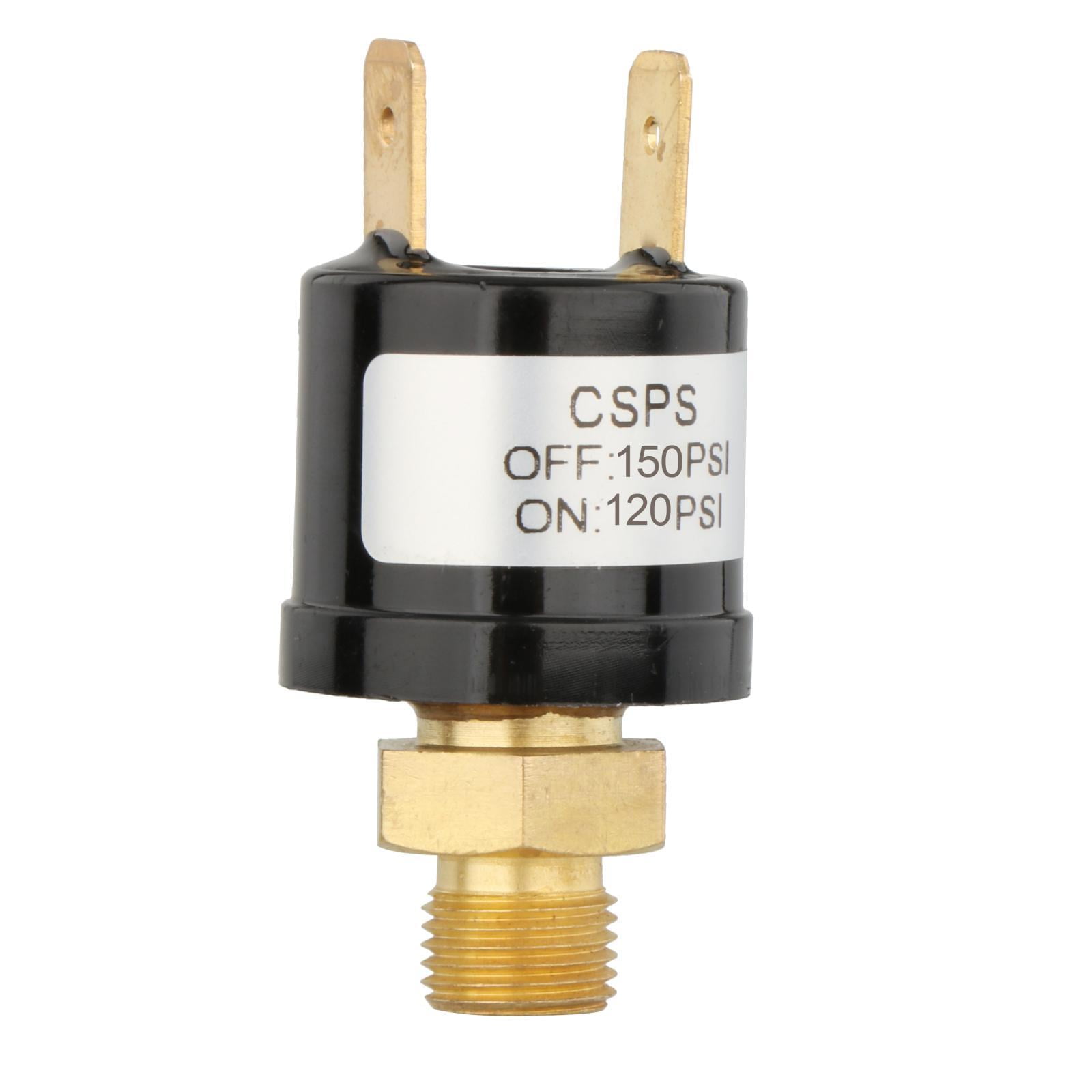 Heavy Duty Air Compressor Pressure Control Switch Valve, Copper, Air