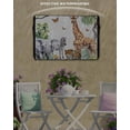 thumbnail image 2 of Jungle Animals Outdoor TV Cover 30 to 32 inch Giraffe Zebra Elephant Tiger Hawaii Tropical Plant Waterproof Dustproof TV Covers for Outside with Zipper Remote Control Pocket Flat Screen Protectors, 2 of 7