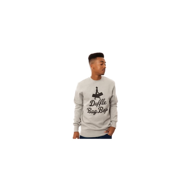 Crooks & Castles Mens The Duffle Bag Boys Sweatshirt, Grey, Large