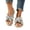 Light Blue, variant on Womens Boho Fringe Slide Sandals Shell Pearl Bead Embellishments Textured Fluffy Strap Comfy Slip On Summer Flats
