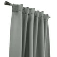 thumbnail image 5 of Thermalogic Birmingham Room Darkening Dual Header Curtain Panel 52 x 108 in Silver, 5 of 5