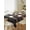 Dark Brown Tan, variant on Black Brown Plank Table Cloth, Vintage Chic Wooden Grain Waterproof Tablecloth for Rectangle Tables, Reusable Washable Fabric Table Cover for Restaurant Kitchen Dining Tables 52"x70"