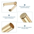 thumbnail image 4 of Uxcell 4Pack Puntas de Cordones de Aleación, Tono Dorado, Extremos Cilíndricos de Cuerda, 4 of 7