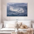 thumbnail image 2 of Elephant Stock Blue Cloudy Sky Wall Art - Horizontal Canvas Wall Art - Living Room Wall Decor - Nature Canvas - Blue And Gray Decor - 48" x 32", 2 of 8