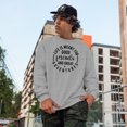 thumbnail image 2 of Life Is Meant for Good Friends and Great Adventures, Heather Grey Crewneck Sweatshirt, Medium, 2 of 2