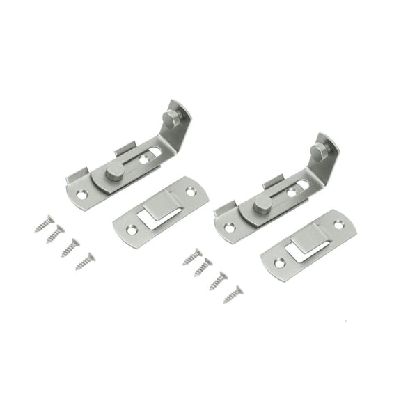 2pcs Stainless Steel 90 Degree Flip Door Latches for Indoor and Outdoor Use