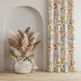 thumbnail image 2 of Floral Pattern Curtains, Boho Chic Wildflower Watercolor Drapes, Blackout Curtain for Door Patio Window Living Room Bedroom Closet, 2 of 7