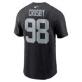 thumbnail image 3 of Men's Nike Maxx Crosby Black Las Vegas Raiders Player Name & Number T-Shirt, 3 of 3