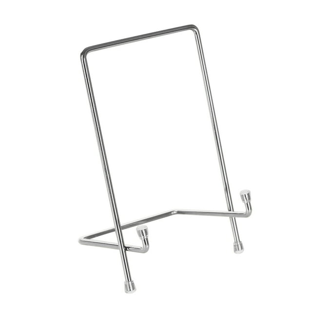 Support d'Exposition Carré en Métal Polyvalent, Présentoir, Support, Base de Rack pour Cadre Photo, Assiette, Artisanat, Livre, Certificat, Médaille, Tablette, Décoration Intérieure, Support, Taille TG (Doré)