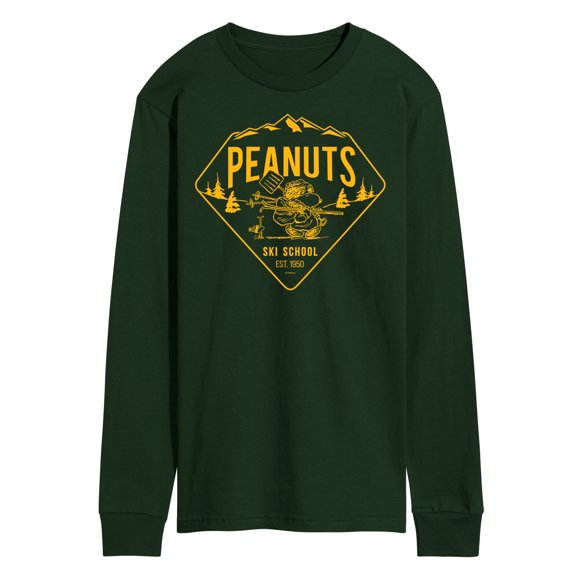 Peanuts - Ski School - Men's Long Sleeve T-Shirt