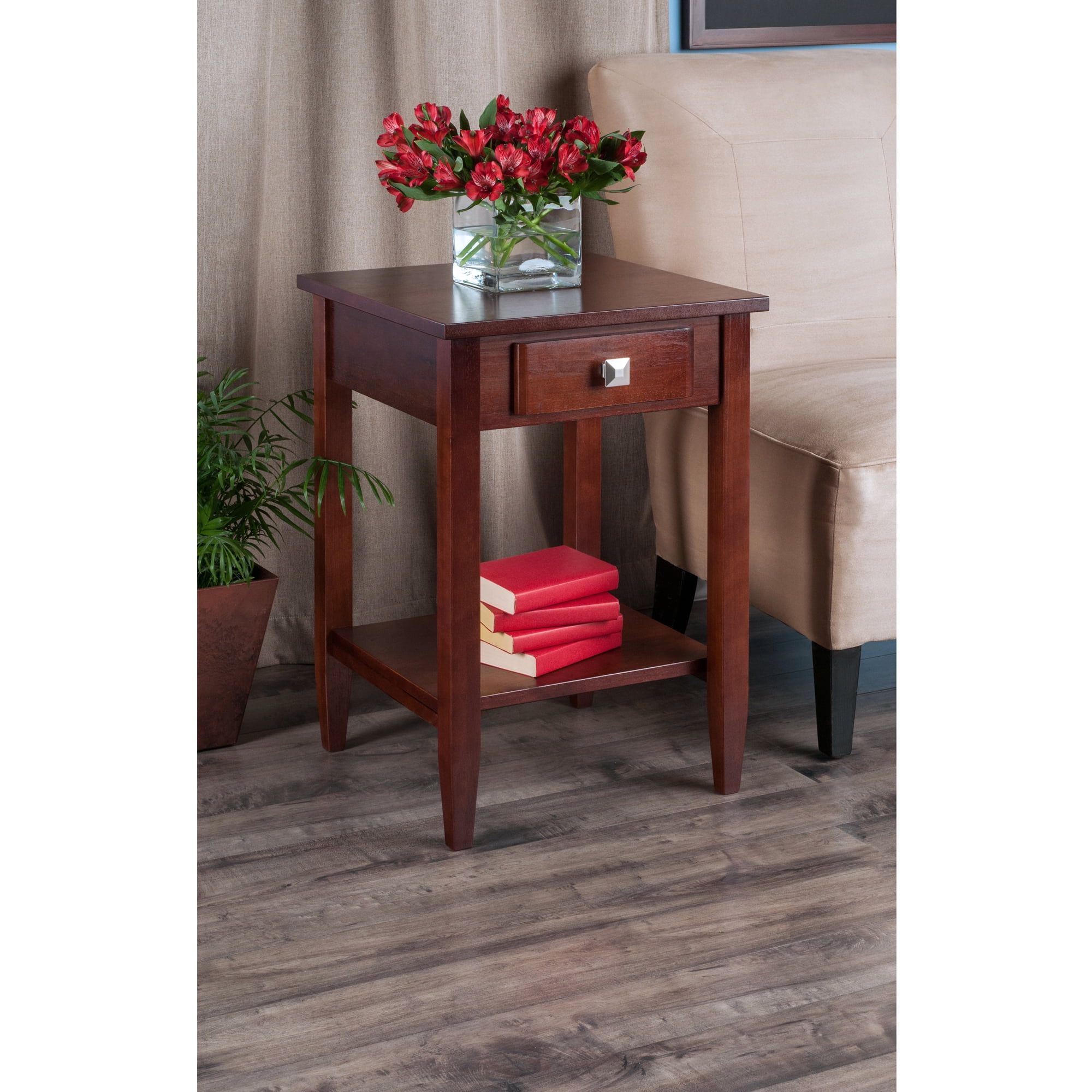 Winsome Wood Richmond Accent End Table, Walnut Finish