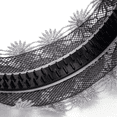 thumbnail image 3 of Diadema de encaje multicolor antideslizante con corte ancho para la cabeza, diademas rígidas para mujeres y niñas, 3 of 5