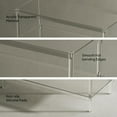 thumbnail image 6 of 5-Tier Acrylic Shoe Rack - Clear Shoe Rack Organizer - Modern Shoe Storage Shelf, Holds 15-18 Pairs of Shoes for Entryway, Closet - 25.6'' L x 11.8'' W x 36.4'' H, Easy Assembly & Clean, 6 of 16