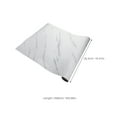 thumbnail image 2 of MEIBUTYUP Oil Proof Cover White Marble Wallpaper Self Stick Kitchen Wall and Countertop, 2 of 8