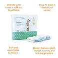 thumbnail image 3 of McKesson Unisex Breathable Overnight Baby Diapers, 12-Hour Absorption, Size 4 - 22 to 37 lbs, 31 Count, 4 Packs, 124 Total, 3 of 11